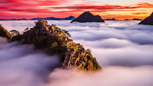 Machu Picchu: Ancient City in Andes Mountains