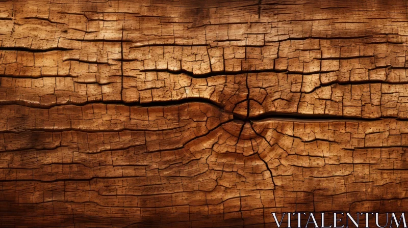 Rich Dark Wood Texture for Design Projects AI Image