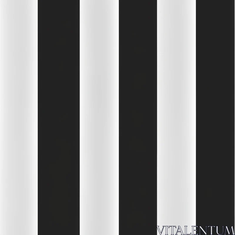 Vertical Monochrome Striped Pattern AI Image