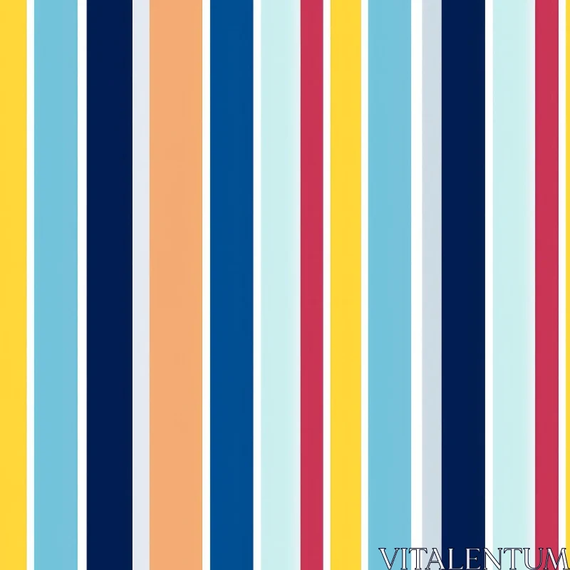 Bright Vertical Stripes Pattern for Design AI Image