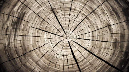 Detailed Tree Trunk Close-Up