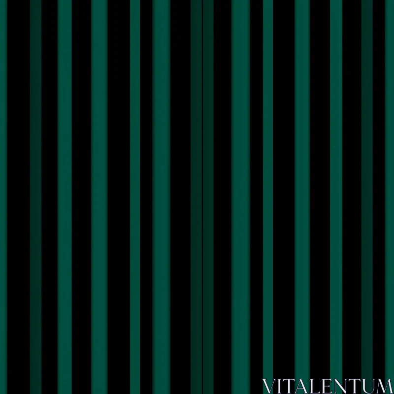 Modern Black Background with Dark Green Vertical Stripes AI Image