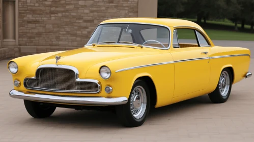 Yellow and Silver Car: A Timeless Mythological Masterpiece