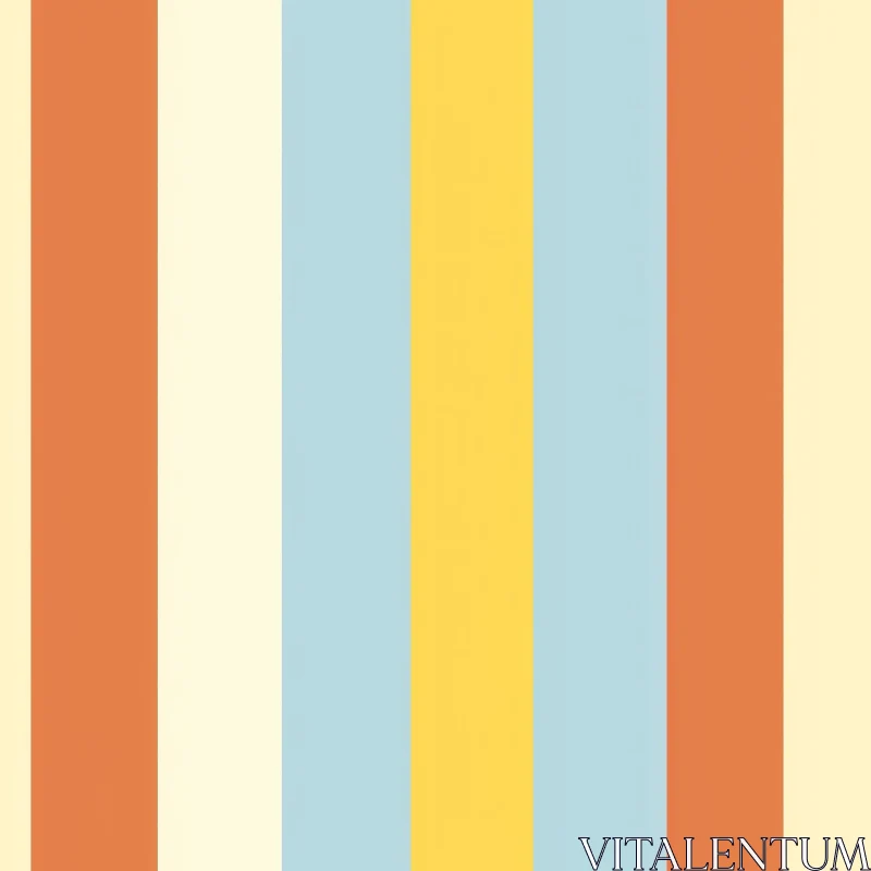 AI ART Retro Vertical Stripes Pattern - Background Design