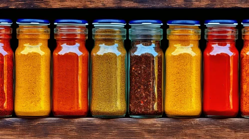Exquisite Spice Collection in Glass Jars