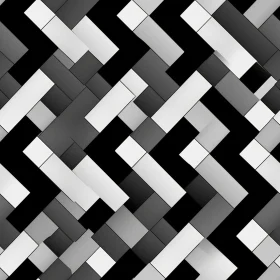 Intriguing Black and White Geometric Pattern