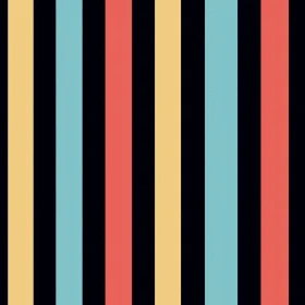 Retro Vertical Stripes Pattern - Background Design