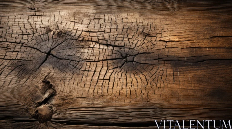 Rustic Weathered Wood Texture AI Image