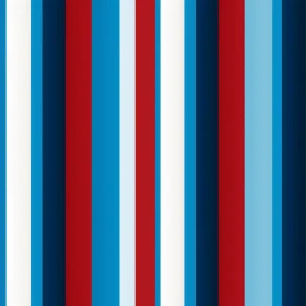 Modern Blue Red White Vertical Stripes Pattern