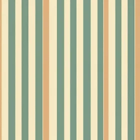 Sage Green Cream Brown Vertical Stripes Pattern