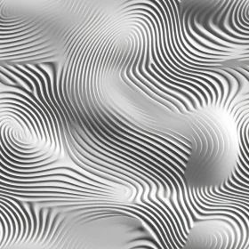 White Parametric Surface - 3D Rendering