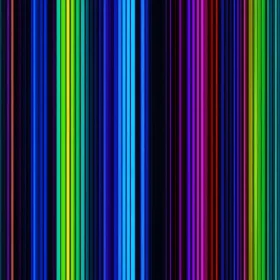 Colorful Stripes Chaos - Vertical Composition