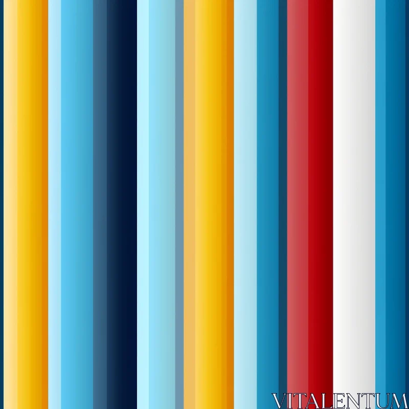 AI ART Colorful Vertical Striped Background