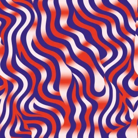Colorful Waves Seamless Pattern - Abstract Vector Design