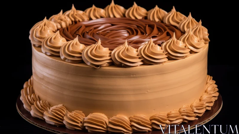 Delicious Cake Close-up | Food Photography AI Image