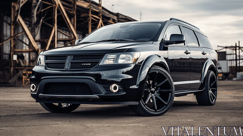 AI ART Stunning Black Rims for the 2019 Dodge Journey - A Baroque Elegance