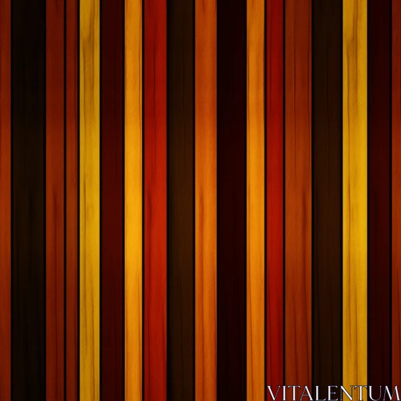 Vertical Wood Planks Texture - Detailed Brown, Orange, Yellow AI Image