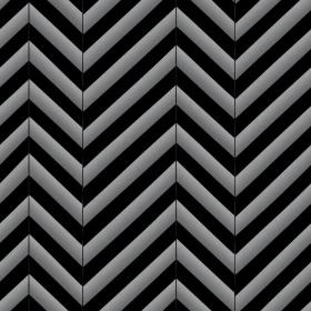 Black and White Herringbone Pattern - Seamless Design