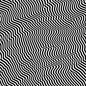 Abstract Black and White Wavy Stripes Vector Background