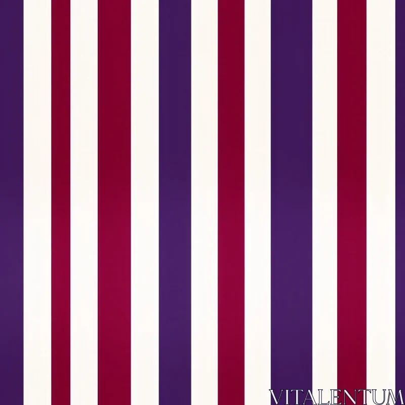 Burgundy Purple White Vertical Stripes Pattern AI Image