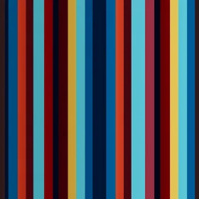 Colorful Abstract Vertical Stripes Painting