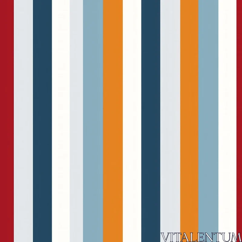 AI ART Colorful Vertical Stripes Pattern for Design