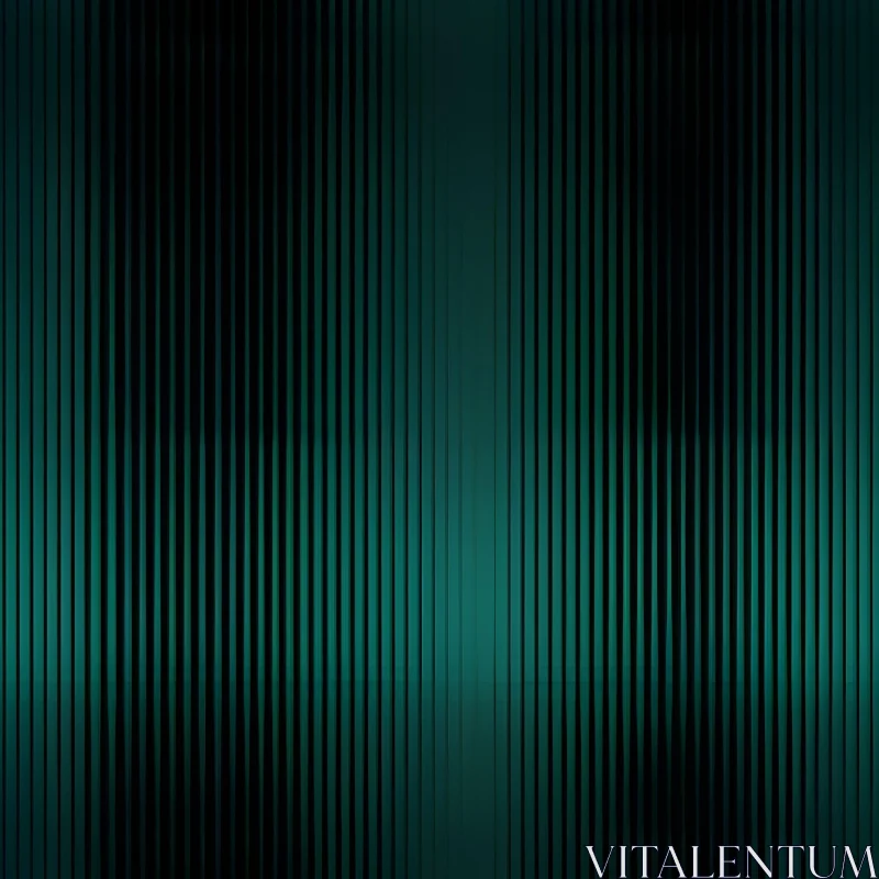 Dark Green Vertical Lines Background AI Image