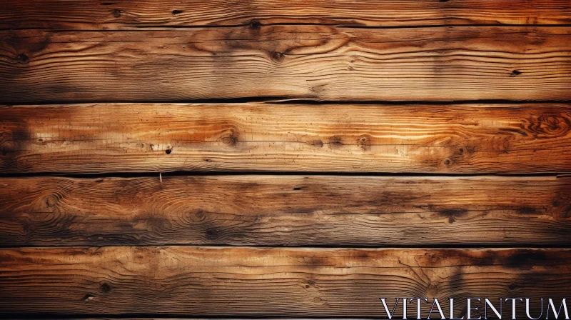 Rustic Wooden Wall Texture - Dark Brown Planks AI Image