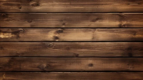 Rustic Wooden Fence Texture - Weathered Brown Planks