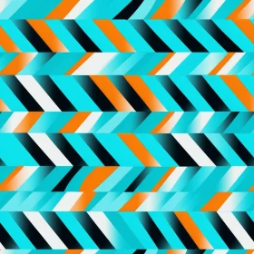Subtle Blue Geometric Pattern with Herringbone Stripes