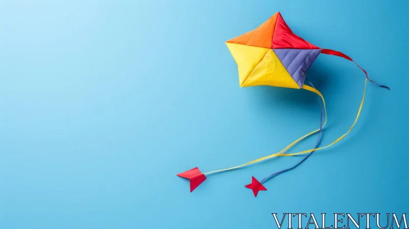 AI ART Colorful Kite Flying in the Sky - A Captivating Image