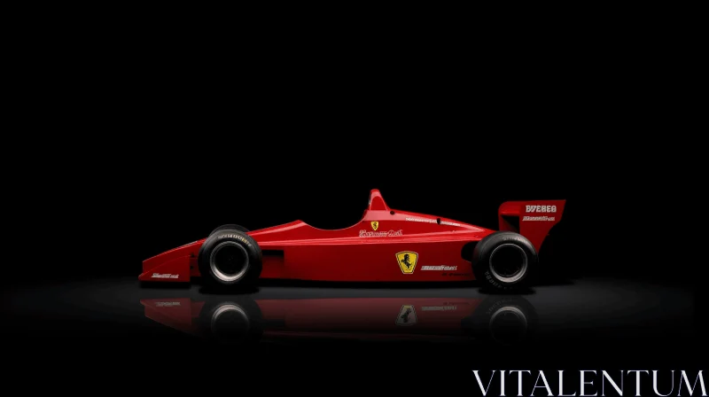 Power and Speed: A Captivating Ferrari Racing Car AI Image