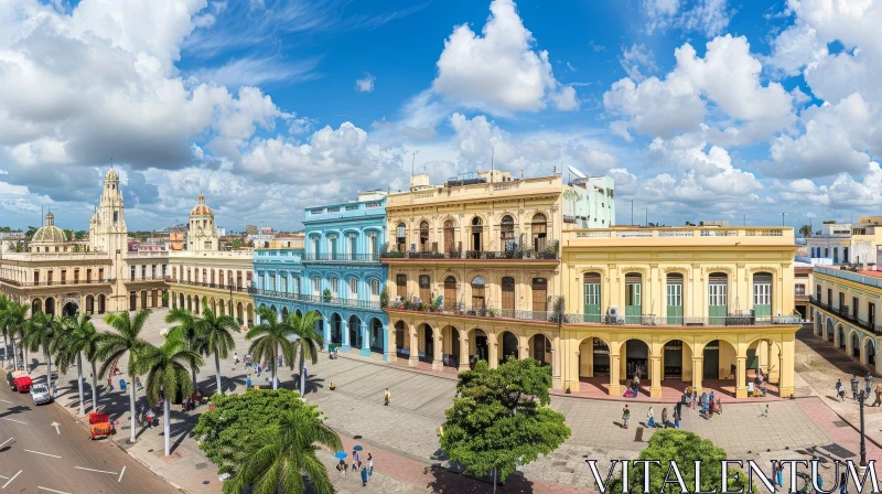 Explore Plaza Vieja in Old Havana, Cuba AI Image