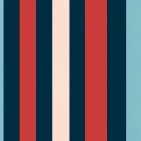 Geometric Blue Red Beige Stripes Pattern