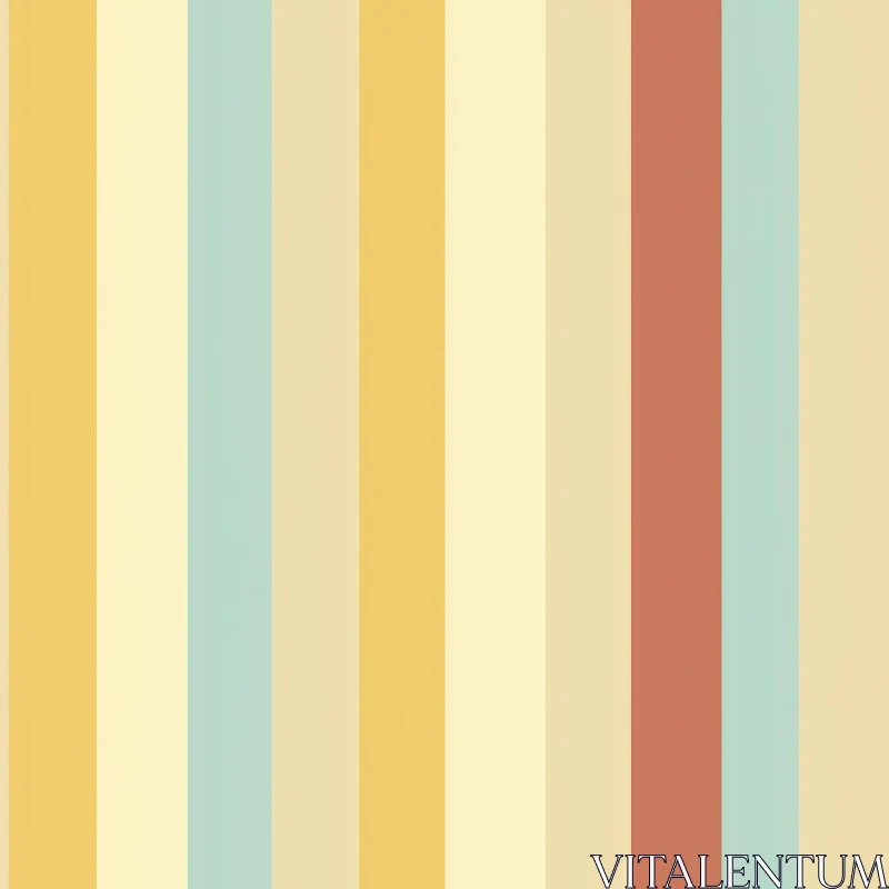 Pastel Vertical Stripes Background AI Image
