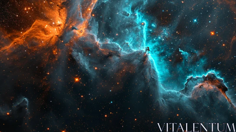 Orion Nebula: A Captivating Portrait of the Universe AI Image
