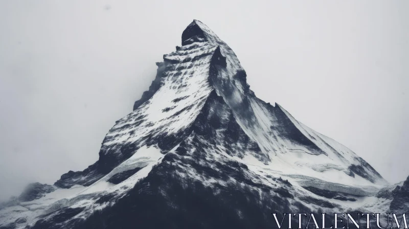 AI ART Matterhorn: Majestic Mountain in the Pennine Alps