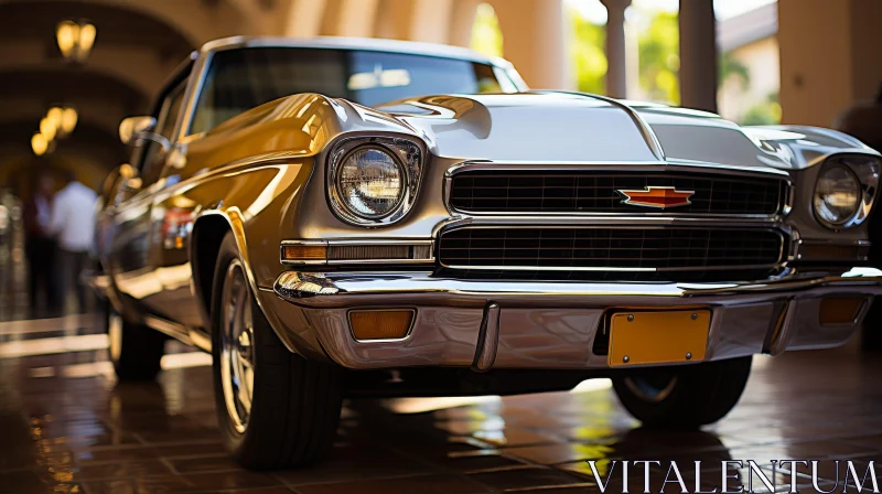 Vintage Chevrolet Chevelle in Scenic Setting AI Image