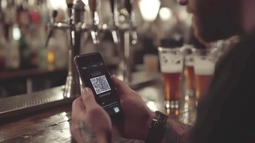 QR Code in Bar: Mobile Payment and Lively Ambiance