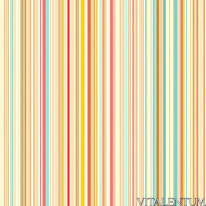 Pastel Vertical Stripes Pattern for Digital Projects AI Image