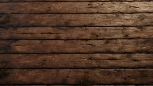 Dark Wooden Wall with Rich Brown Color