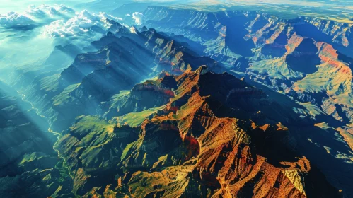 Grand Canyon: A Breathtaking Aerial View of Nature's Marvel