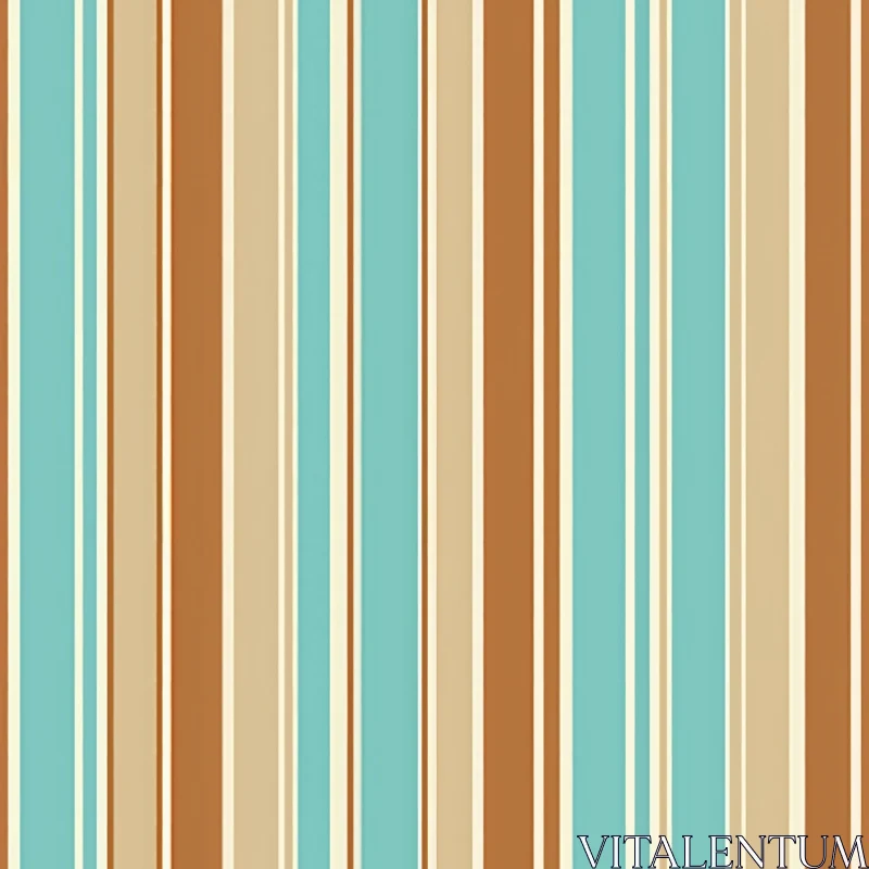 AI ART Retro Vertical Stripes Pattern
