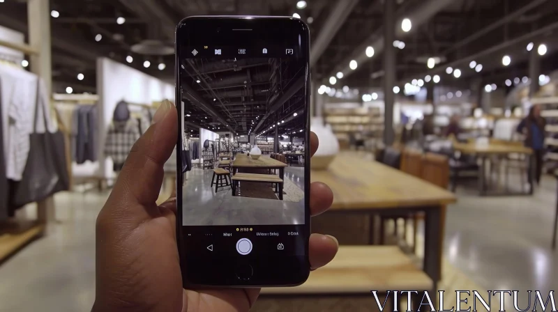 Captivating Store Interior Captured with a Smartphone AI Image