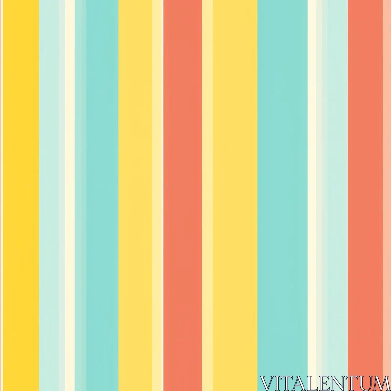 AI ART Pastel Vertical Stripes Pattern