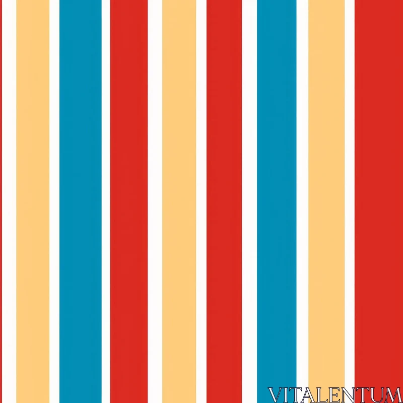 Colorful Vertical Stripes Pattern AI Image