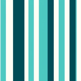 Contemporary Teal and Blue Vertical Stripes Pattern