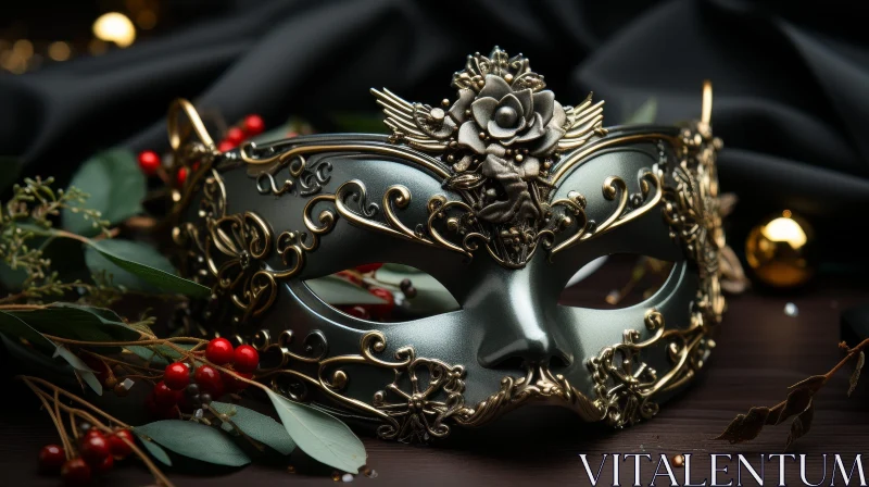 AI ART Intricate Venetian Mask Photography