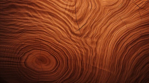 Intricate Wood Grain: Detailed Tree Trunk Close-up