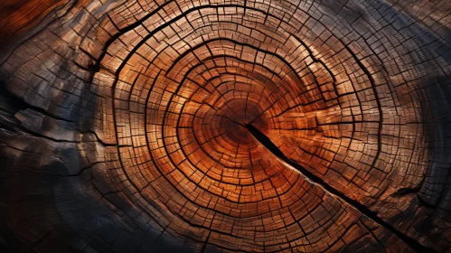 Intricate Wood Grain: Tree Trunk Rings for Furniture and Flooring